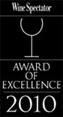 Wine Spectator Award of Excellence